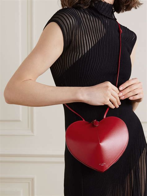 alaia heart shaped bag